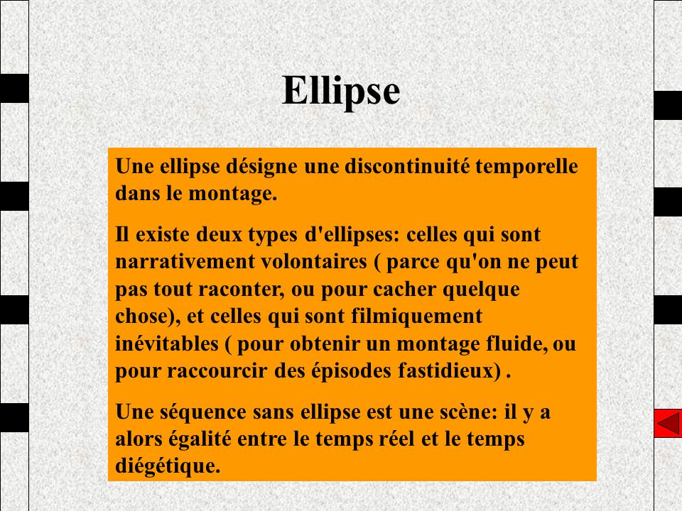 ellipse temporelle definition